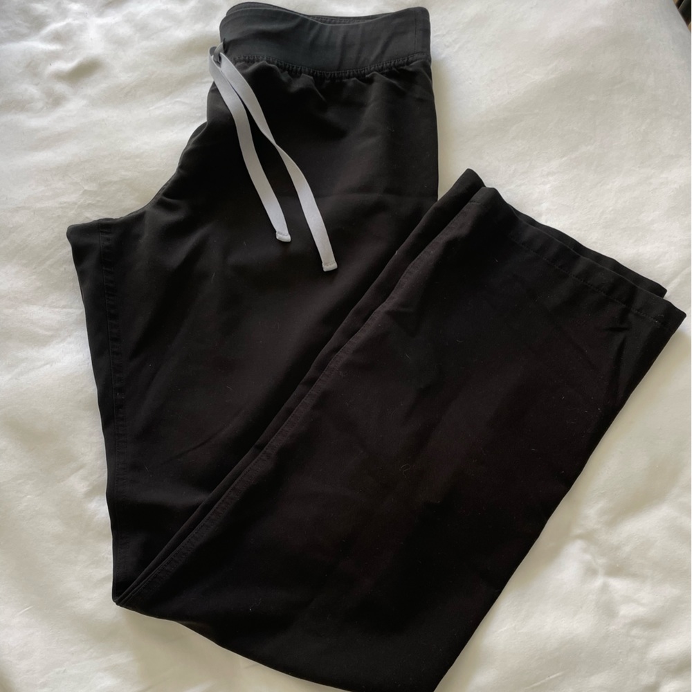 FIGS, Livingston pant, size small/tall, black